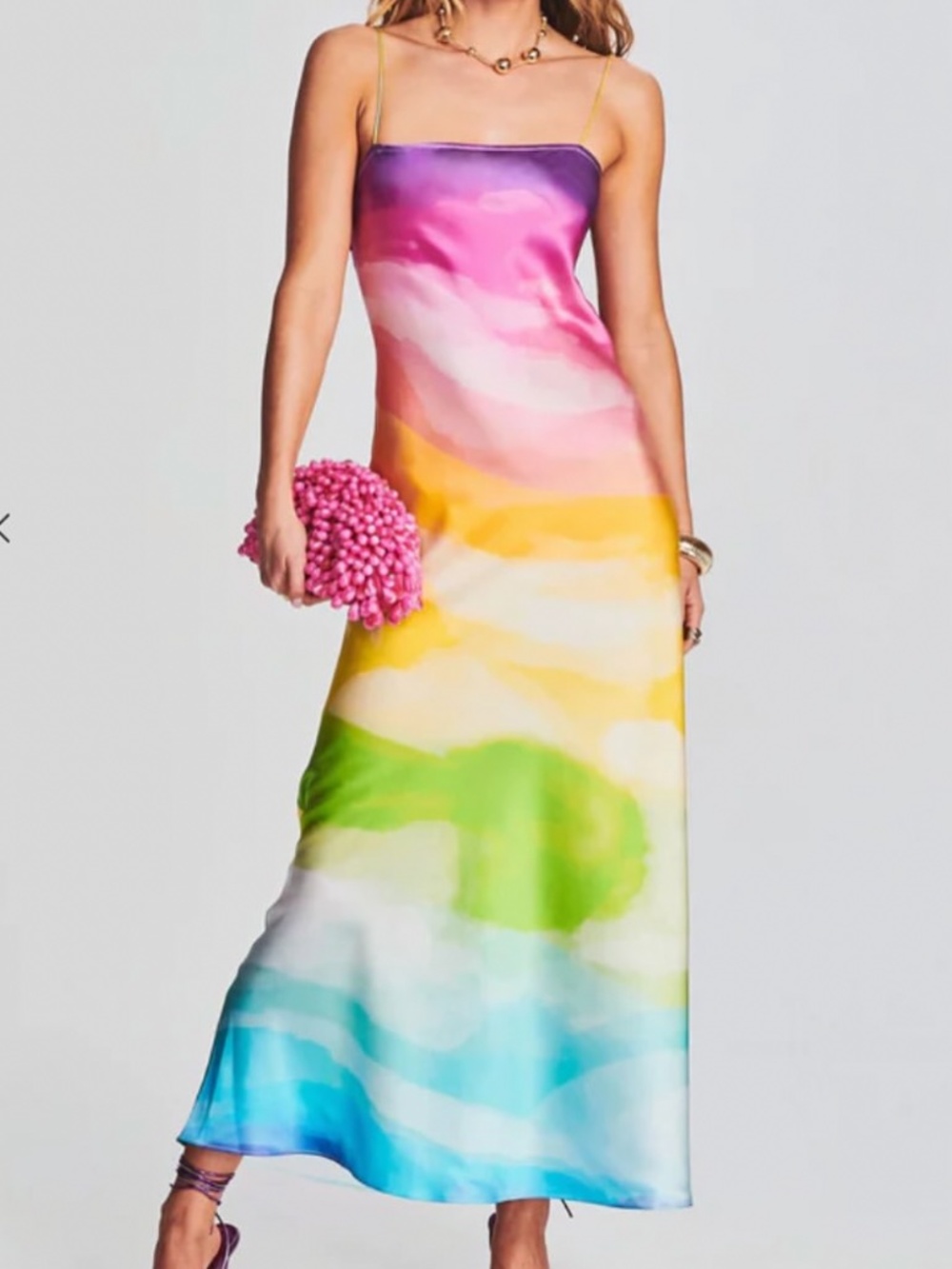 Rococo Sand Aimee Silk Long Dress